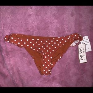 FLAL Tropicana Ruffle Bikini Bottoms (Size Small)